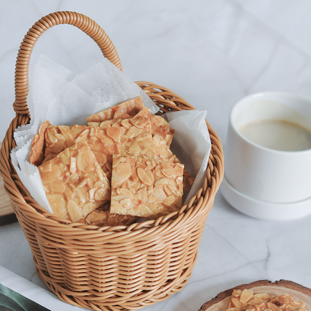 cookies ngói hạnh nhân